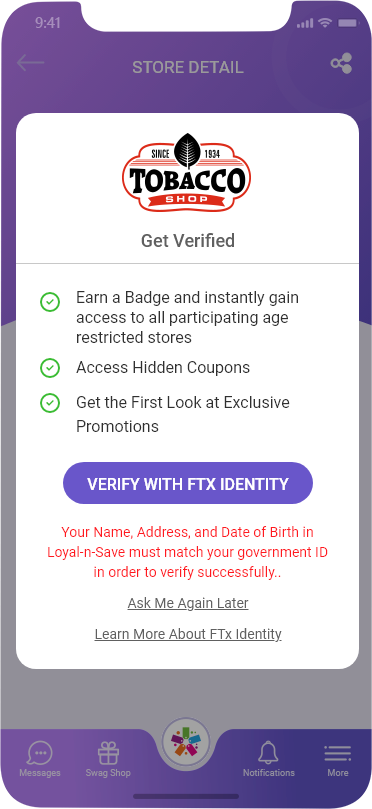 Verify with FTx Identity