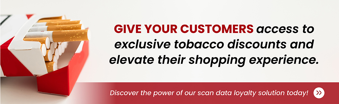  Unlock exclusive tobacco discounts and enhance customer experience with our scan data loyalty solution! 