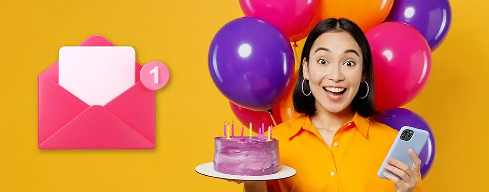 Birthday or Anniversary Email